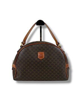 Celine Macadam Pattern Handbag Mini Tote Dome